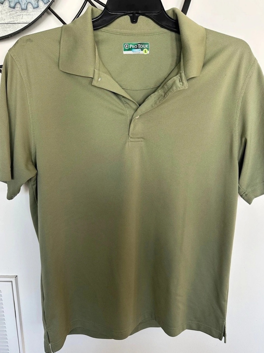 Pro Tour Coolplay Golf Polo Men's Green Size Large